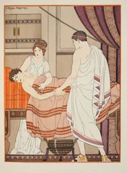 Diejenigen, die vor der Hand eines Arztes zittern, Illustration aus 